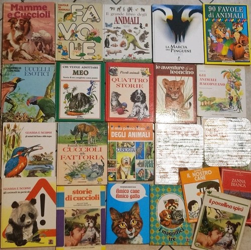 Lotto libri animali bambini - lotto,