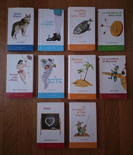 Lotto libri capolavori per - lotto, 10