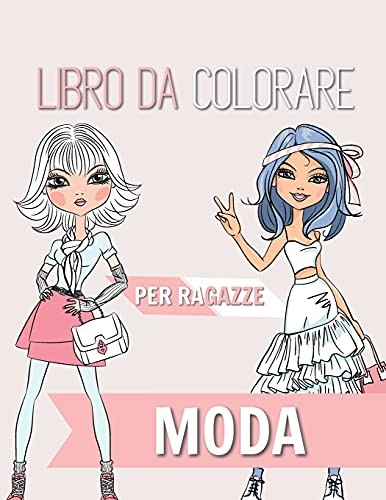 Moda libro colorare per - da,